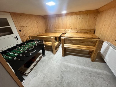 Prízemie- Spoločenská miestnosť- stolný futbal 